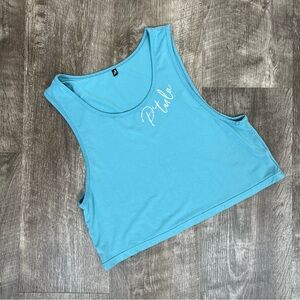 P'Tula Blue Andie Crop Tank
